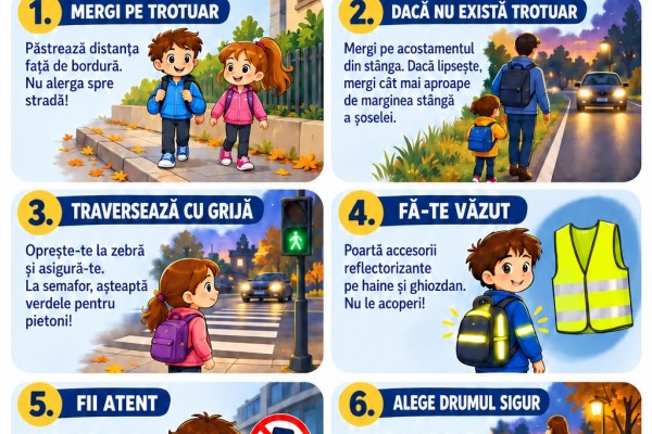 „Fii vizibil! Ajungi în siguranță!”