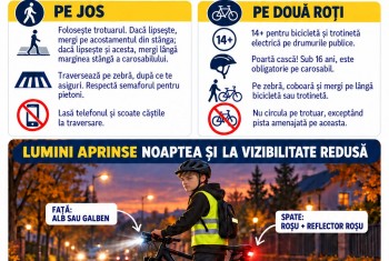 „Fii vizibil! Ajungi în siguranță!”